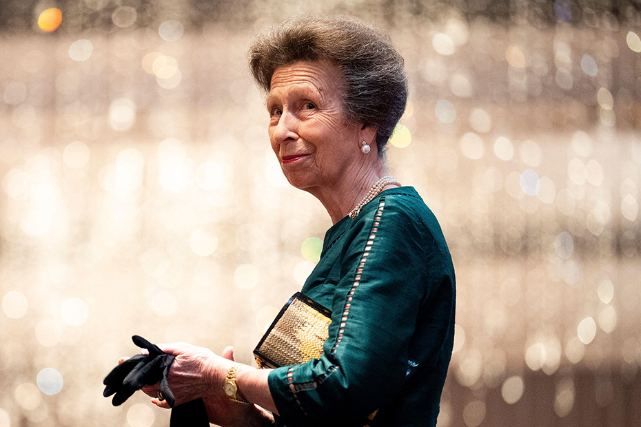 The Princess Royal attending the King's birthday party, held in The Ballroom of the Four Seasons Hotel, Bangkok during her visit to Thailand.
